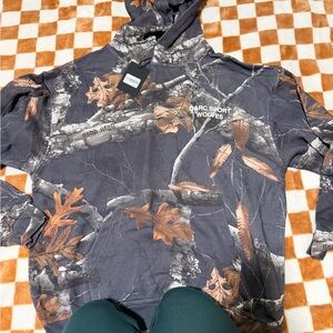 Darc Sport Wolves Camo print with cherry blossom Print Hoodie
